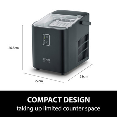 Caso Design IceChef Compact Ice Cube Maker with 1L Tank