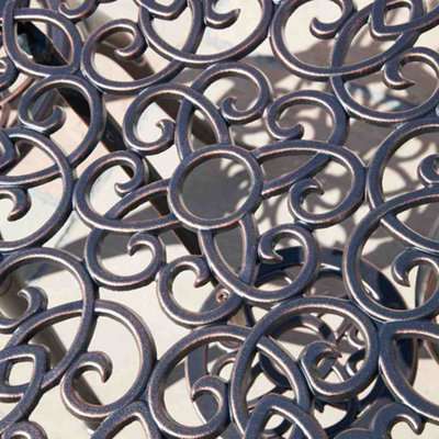 Aluminium bistro set b&q new arrivals