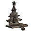 Cast Iron 3D Christmas Tree Stocking Holder