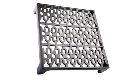 Cast Iron Antique Black Air Brick/Vent 9X9Inch Home Decoration Grill