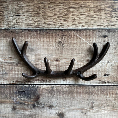 Deer Decorative Wall Hook Metal Wall Hooks / Antique Brass Curtain Tie  Backs Hardware Hanger Coat Rack Hangers Unique 