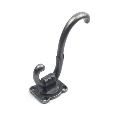 Cast iron coat online hooks b&q