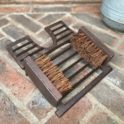 Cast Iron Classic Boot Jack & Shoe Scraper