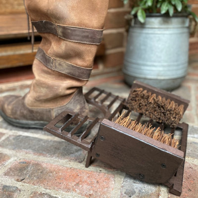 Cast Iron Classic Boot Jack & Shoe Scraper - 5