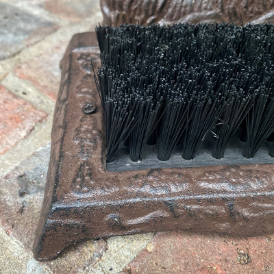 Cast Iron Dachshund Dog Boot Brush Shoe Scraper - 3