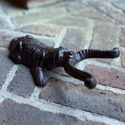 Cast Iron Dog Shaped Garden & Patio Boot Jack - 5