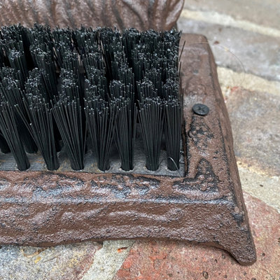 Cast Iron Duck Boot Brush Shoe Scraper