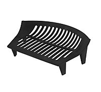Cast Iron Fire Grate For 16 Inch Opening Heavy Duty Fire Log Coal Fireplace Rack Hearth