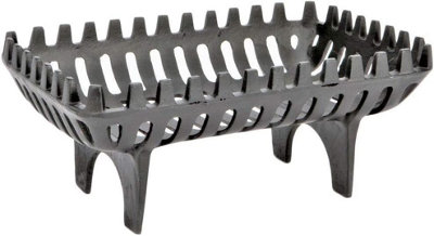 Cast Iron Log Basket Rack Black - LOG01