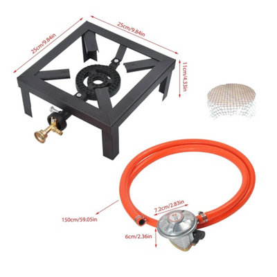 Cast Iron LPG Gas Burner Ring for High Heat Boiling Cooking
