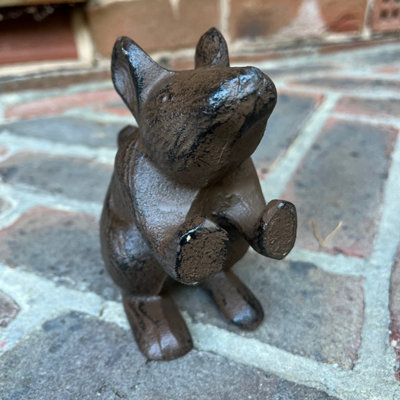Cast Iron Mouse Decorative Doorstop - 3