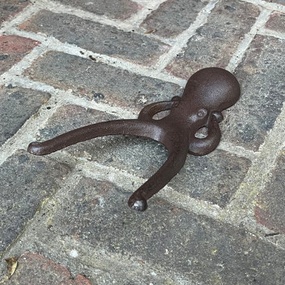 Cast Iron Octopus Shape Garden & Patio Boot Jack