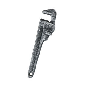 Cast Iron Rustic Pipe Wrench Bottle Opener Man Home Garden 1.5x4x18cm