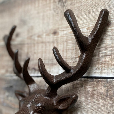 Stag head hooks best sale