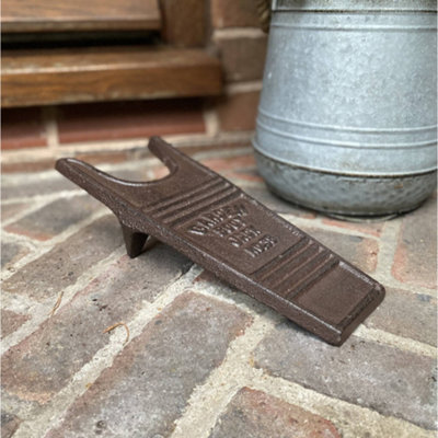 Cast Iron Vintage Style Outdoor Garden Boot Jack - 3