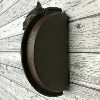 Cast Iron Wall Mounted Bird Feeder - 6