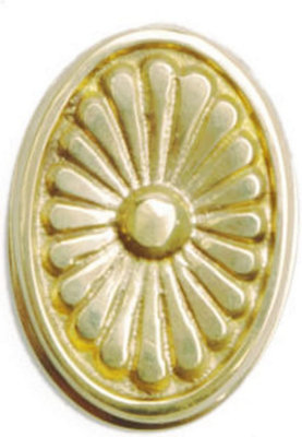 Castelion Brass Regency Flower Key Escutcheon