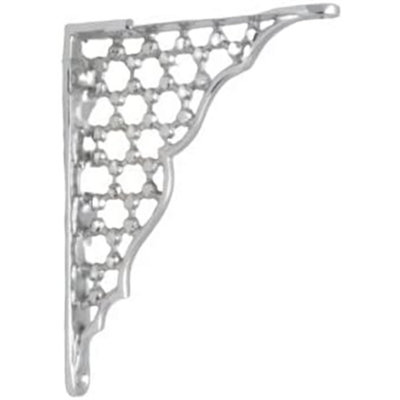 Castelion Single Brackets - Small Chrome Honeycomb