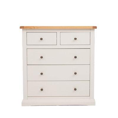 Castelli 5 Drawer Chest of Drawers Brass Knob