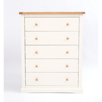 Castelli 5 Drawer Chest of Drawers Wood Knob