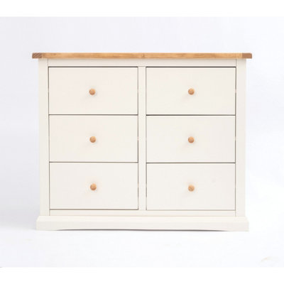 Castelli 6 Drawer Chest of Drawers Wood Knob