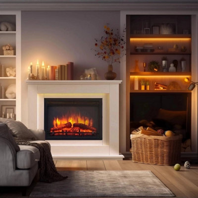 Castleton Electric Fireplace Suite | DIY at Bu0026Q