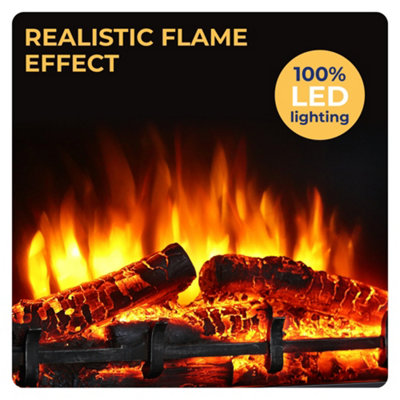 Castleton Electric Fireplace Suite | DIY at Bu0026Q