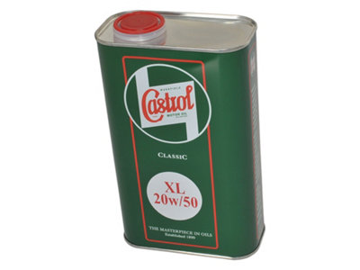 CASTROL Classic XL SAE 20W50 Engine Oil 1 Litre Multi Grade For Pre-1980 DA6261