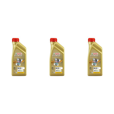 Castrol Edge Titanium 0W-20  C5 1L (Pack of 3)