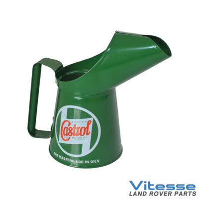 CASTROL Pouring Jug Imperial Measure Garage Workshop 0.5 Litres/1 Pint ...
