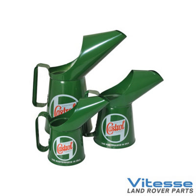 CASTROL Pouring Jug Imperial Measure Garage Workshop 0.5 Litres/1 Pint ...
