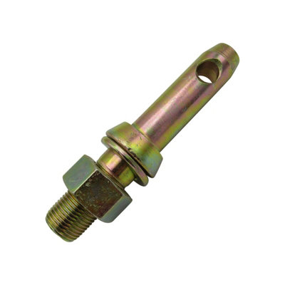 Cat 2 Tractor Implement Mounting Pin Lower Link 1 1/8" x 140MM (7/8" UNF Thread Trailer Linkage)