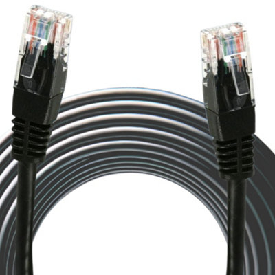 Cat 6 Ethernet Cable 10m - Gigabit High Speed Patch Lead for LAN Network, Router, PC