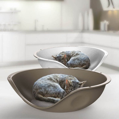 Plastic cat basket best sale