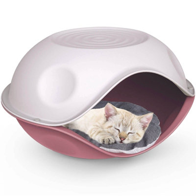 CAT CENTRE Comfortable Pet Duck Basket Style House Pink Price Comparisons | Compare The Build