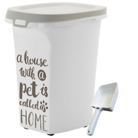 CAT CENTRE Dry Food Storage Pet Biscuits Container 20L