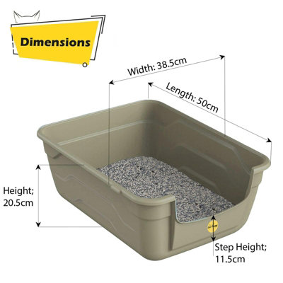 Litter tray hotsell mat large