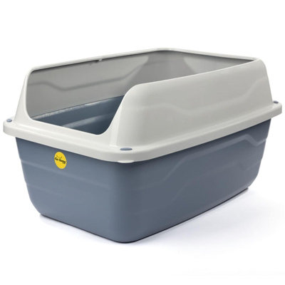 CAT CENTRE Jumbo Cat Litter Tray Extra Deep Anti Spillage Box