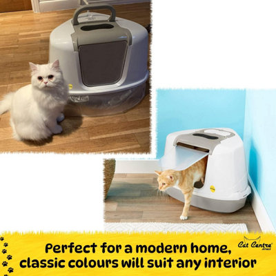 Corner kitty 2024 modern litter box