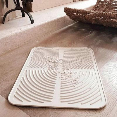CAT CENTRE Litter Tray Floor BPA-Free Mat Grey - 4