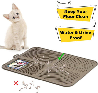 CAT CENTRE Litter Tray Floor BPA-Free Mat Grey