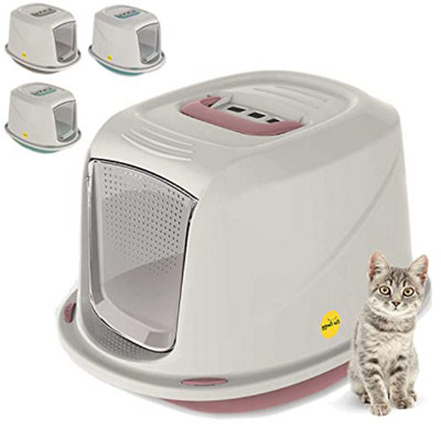 CAT CENTRE Medium Pink Galaxy Detachable Hooded Litter Tray with Carbon Filter Price Comparisons | Compare The Build