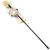 CAT CENTRE MONSTER MIKE Fishing Rod Toy White