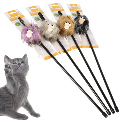 How to Make a Fishing Rod Cat Toy