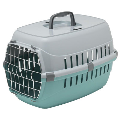 CAT CENTRE Road Runner Pet Carrier Transporter Cage Blue