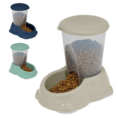 CAT CENTRE Smarty Bowl Snacker 1.5L Dry Food Feeder Dispenser Grey ...