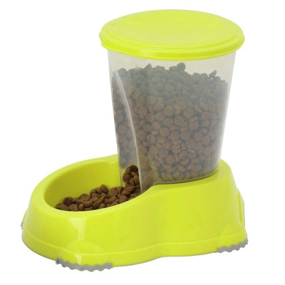 CAT CENTRE Smarty Bowl Snacker 1.5L Dry Food Feeder Dispenser Yellow Price Comparisons | Compare The Build