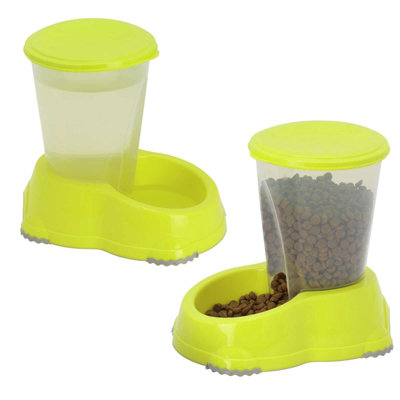 CAT CENTRE Smarty Pet Snacker + Sipper 1.5L Yellow (Set of 2) Price Comparisons | Compare The Build