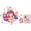Cat Design Pet set Backpack Toys for Kids for Easy Cleaning and Storage