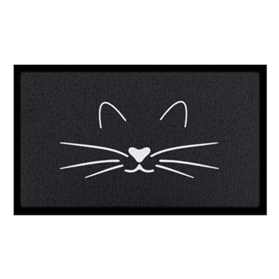 Cat Face Indoor & Outdoor Doormat - 70x40cm